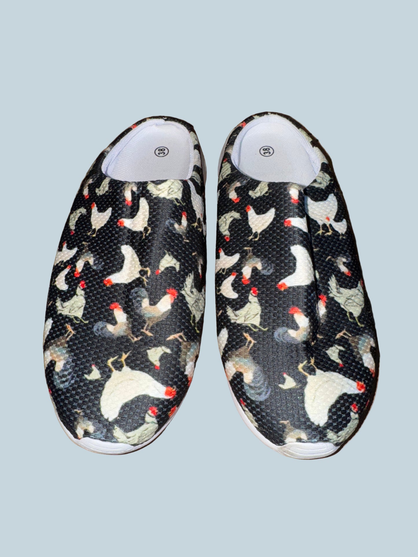 Men Women Slipon Shoe Slippers. Like New. Size 38