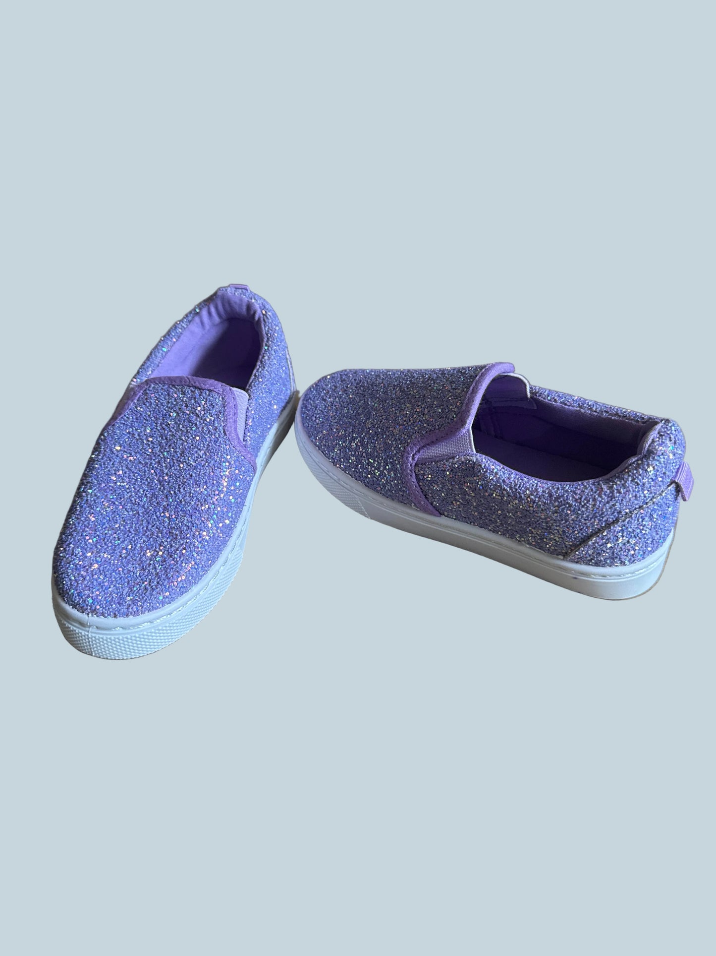 Slip-on Girls Glitter Shoe Flat. Like New. Kids Size 11