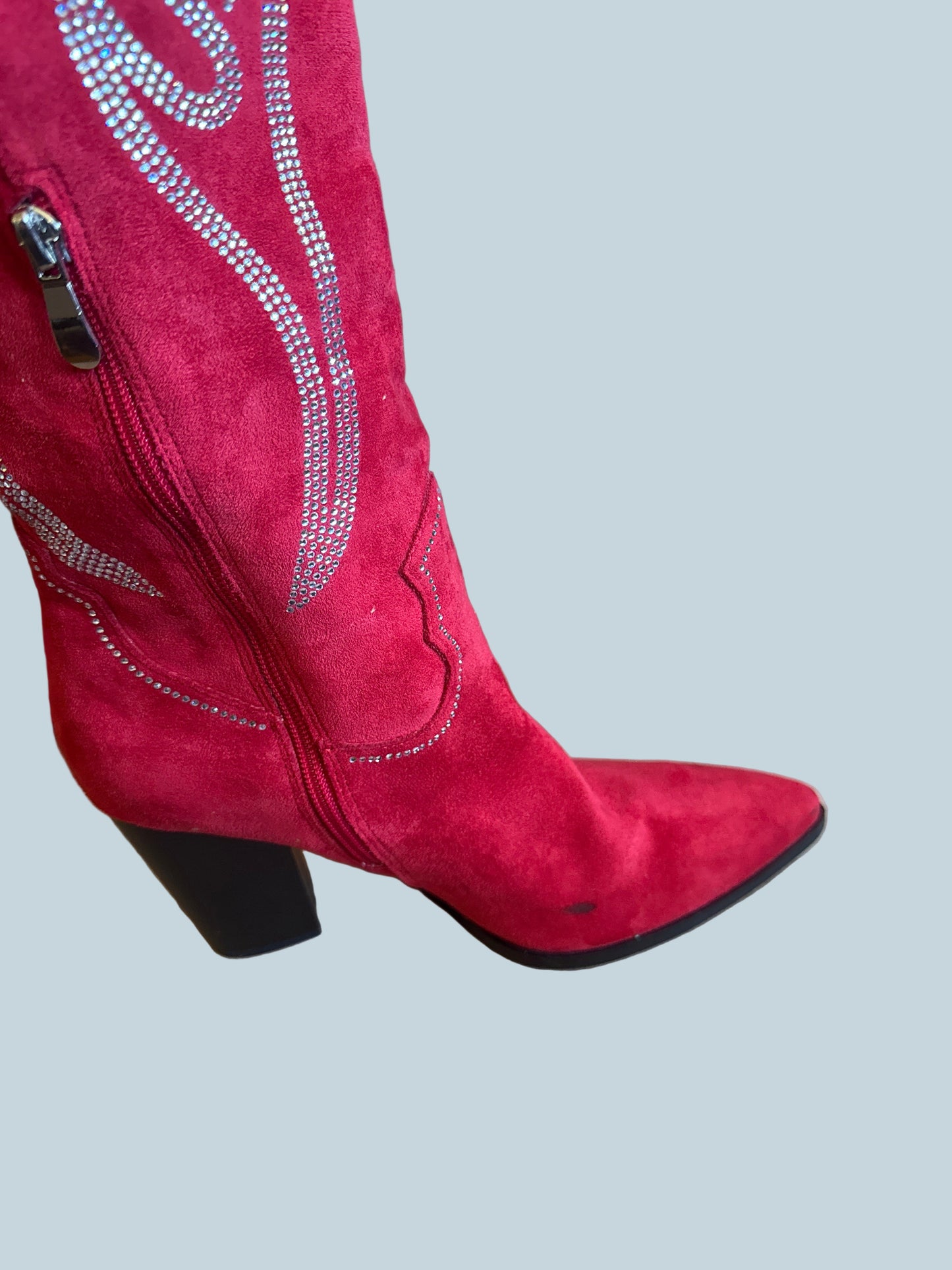 Women Knee-high Cowboy boot. Secondhand. Size 10