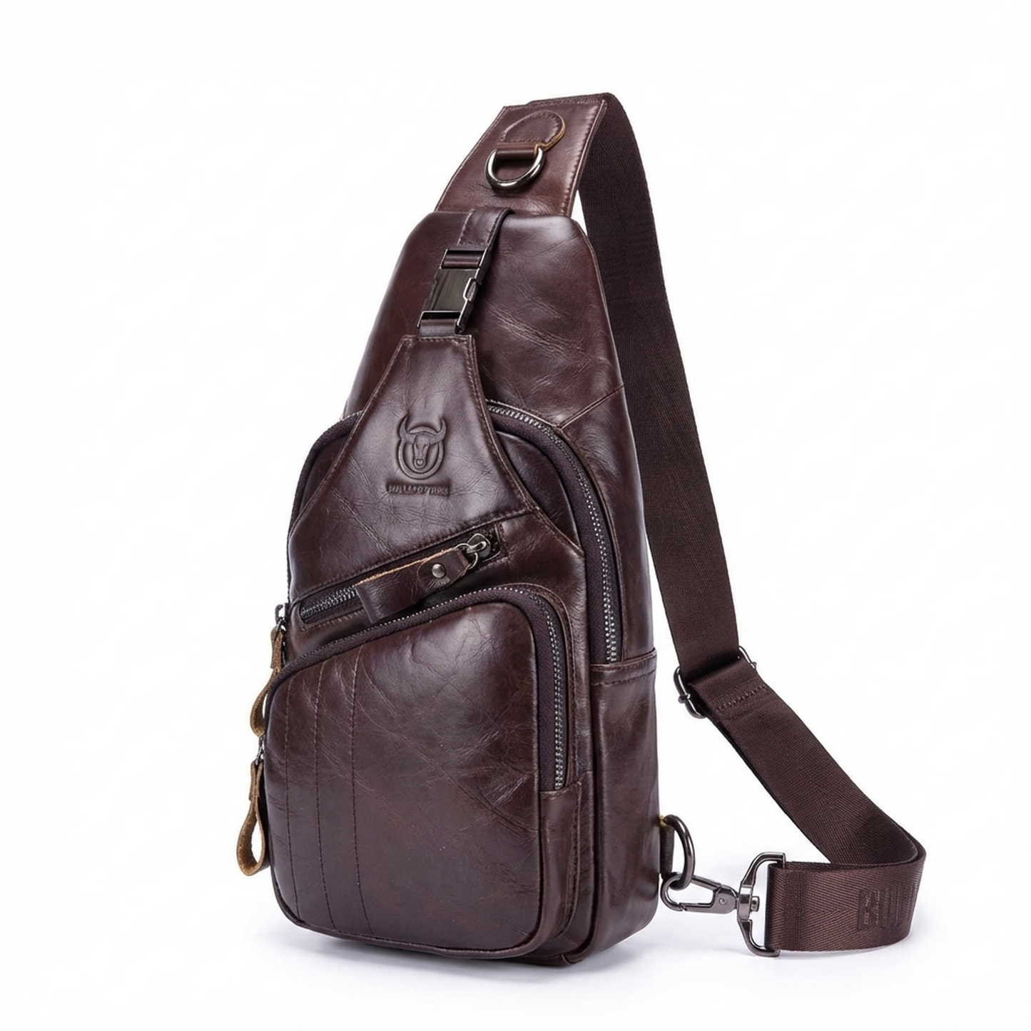 Men's Genuine Leather Sling Bag – Refined Daily Carry