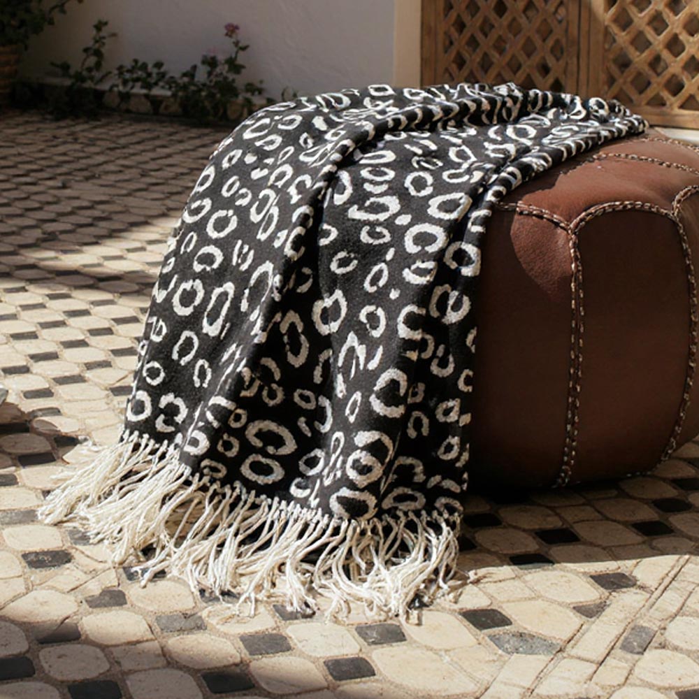 Leopard Print Pashmina Scarf Shawl