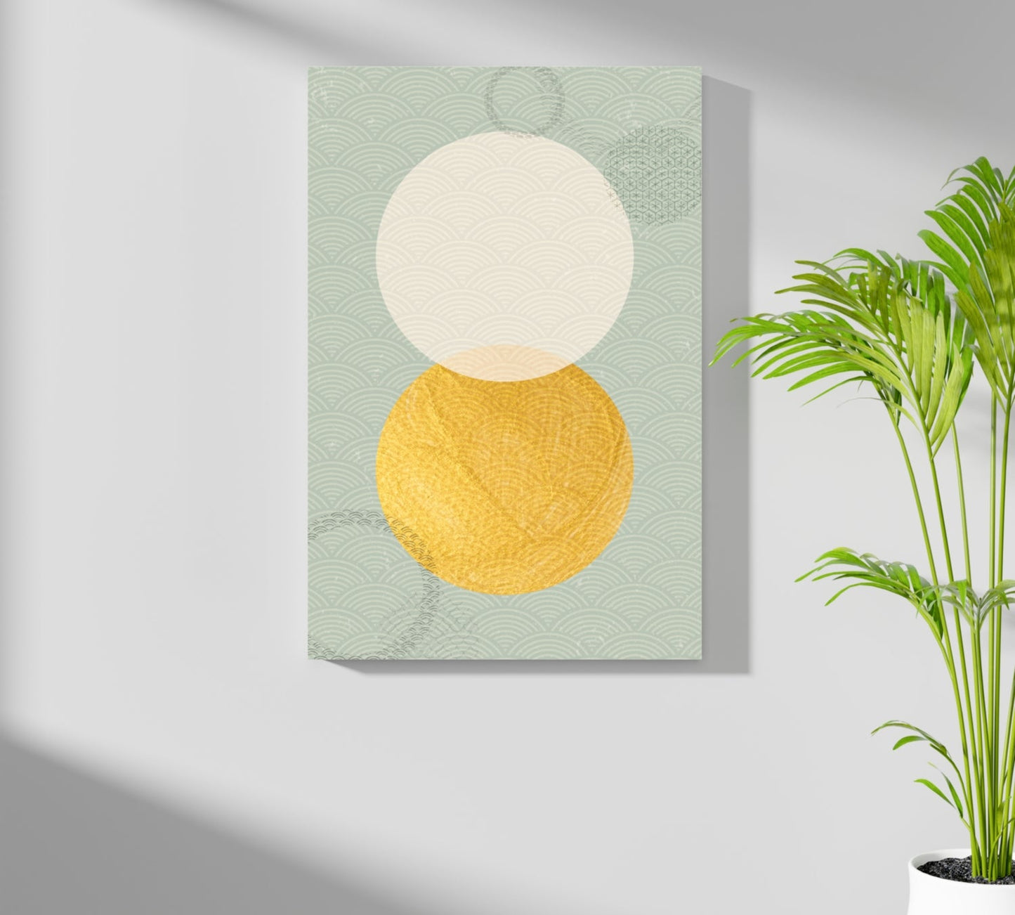 Abstract Art Dots V1 Aluminum Print