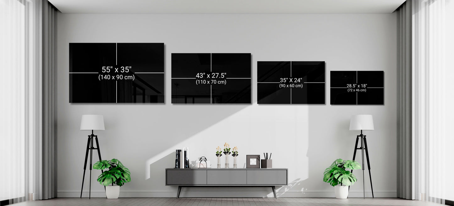 Flag of the United States Glass Wall Art
