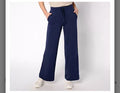Denim & Co. Active French Terry Regular Wide Leg Pant
