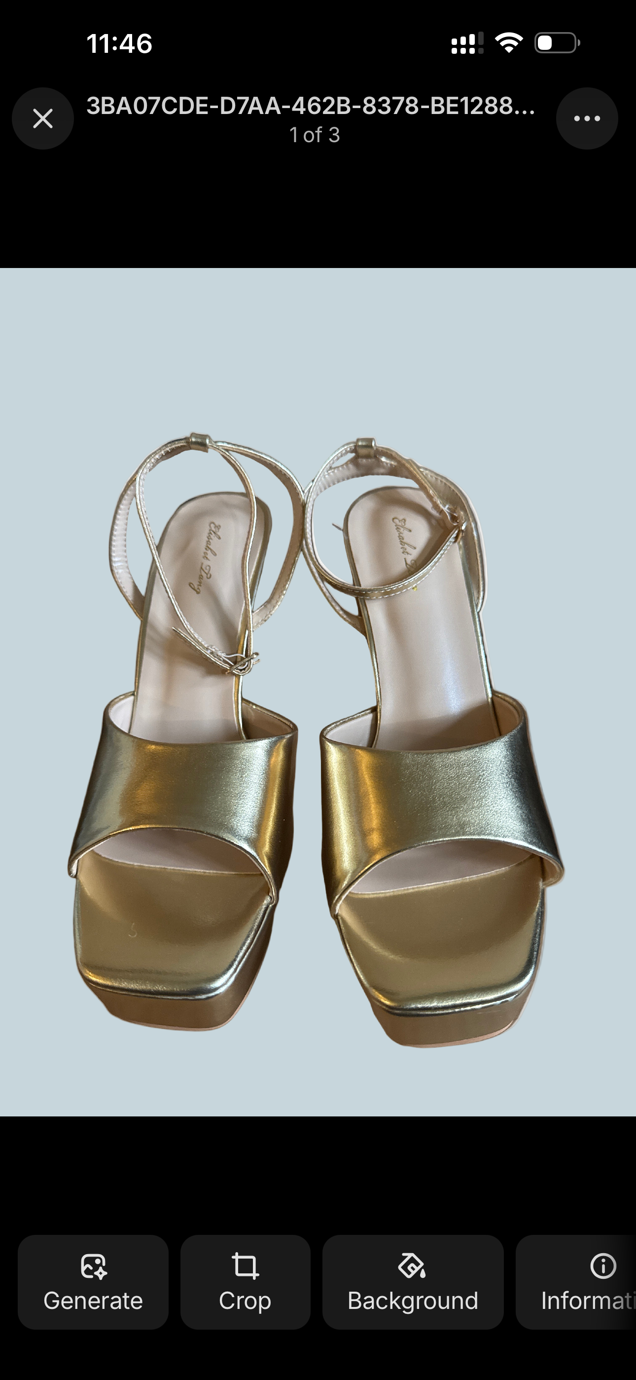 Elisabet Tang Women High Heeled Sandals Shoe. Secondhand. Size 8