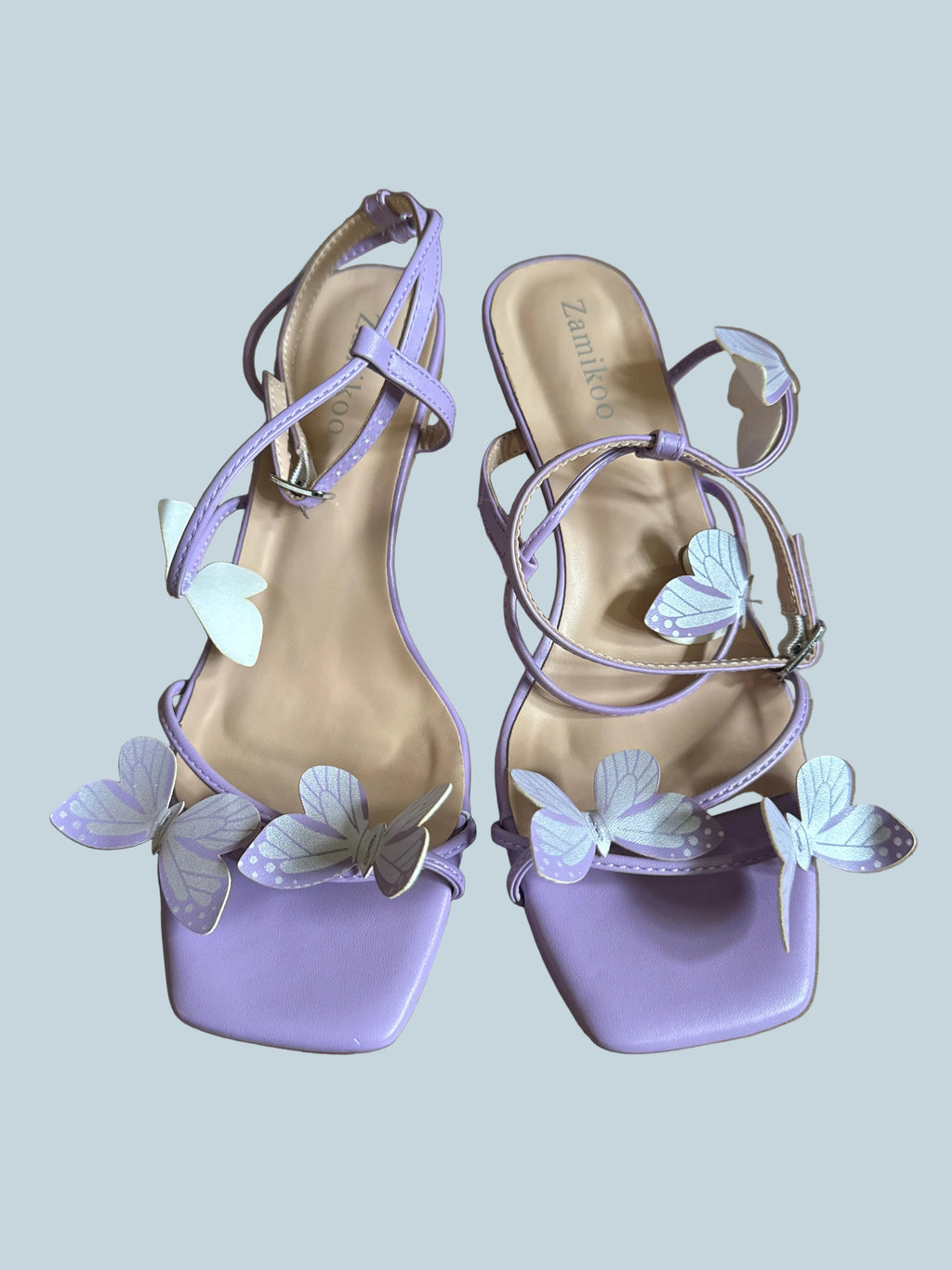 Zamikoo Women Block Heeled Sandals. Secondhand. Size 8