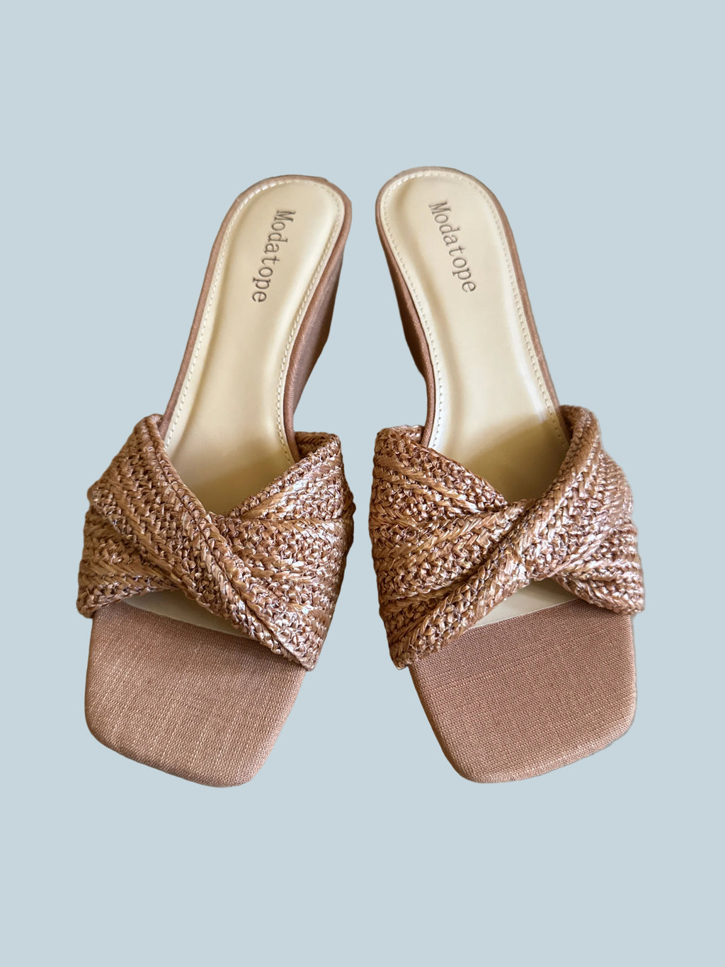 Modatope Women wedge Slide Sandals. Size 8.5