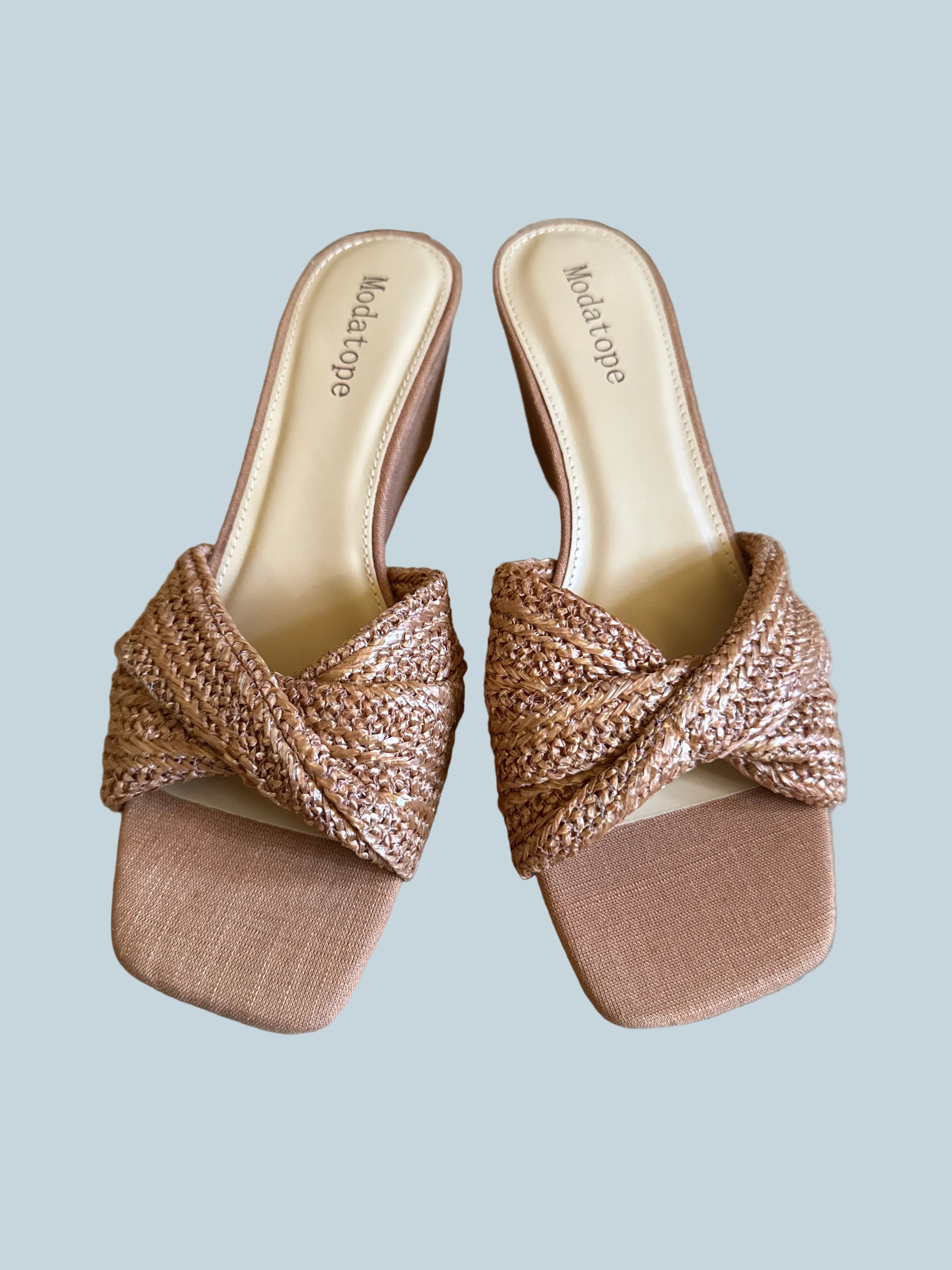 Modatope Women wedge Slide Sandals. Size 8.5