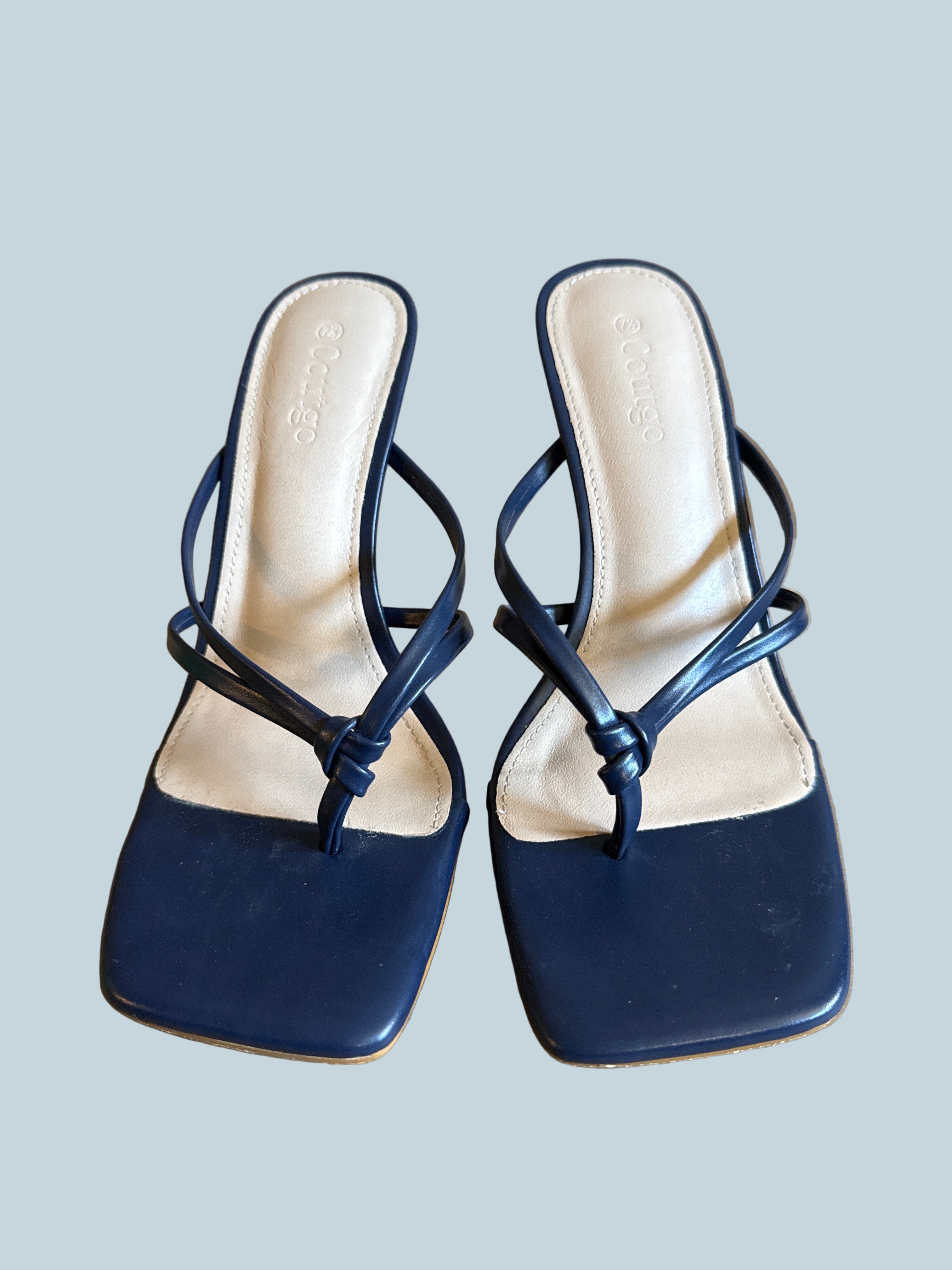 Coutgo Women Heeled Slide Shoe Sandals. Secondhand. Size 7.5