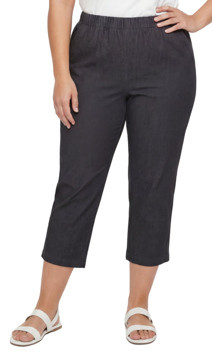 Women’s Lightweight Stretch Denim Capri Pants – Comfortable Everyday Fit
