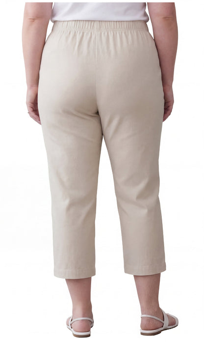 Women’s Lightweight Stretch Denim Capri Pants – Comfortable Everyday Fit