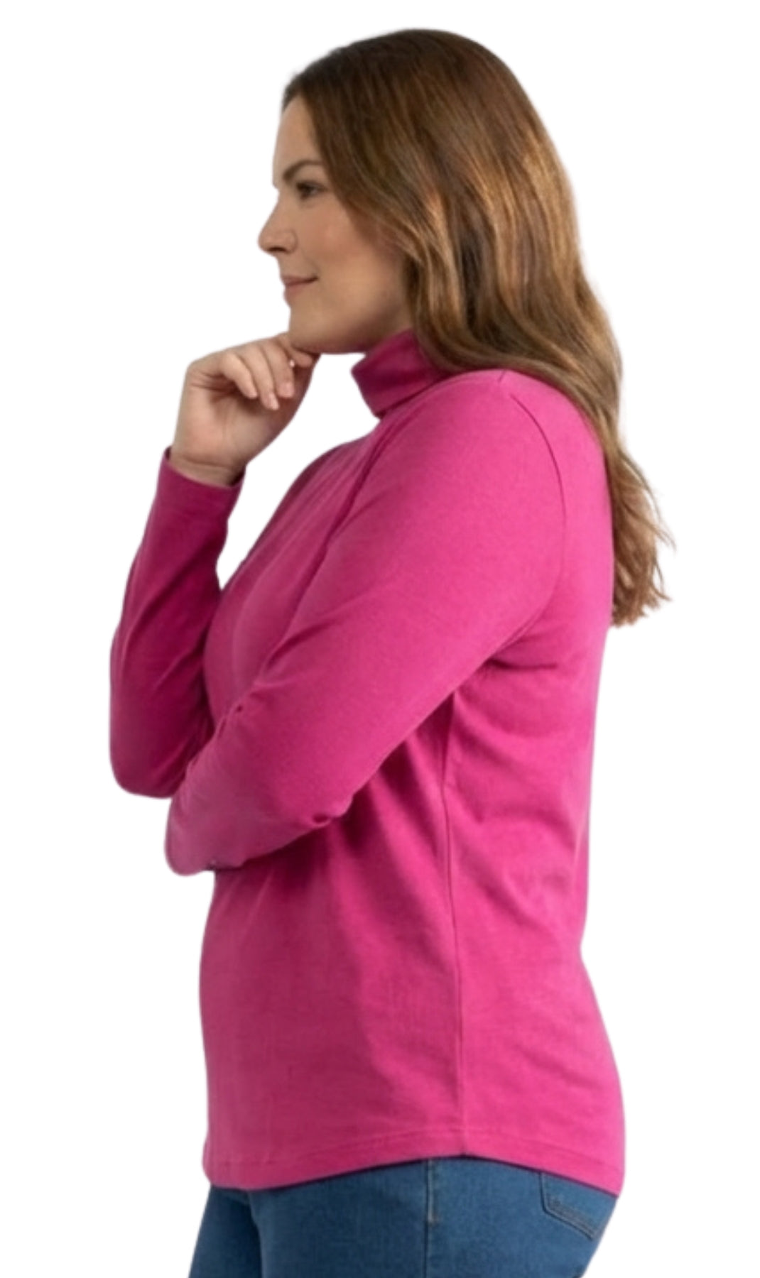 Women's Relaxed fit Long Sleeved Turtleneck Top