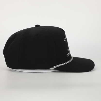 Horse Roped Hat Black