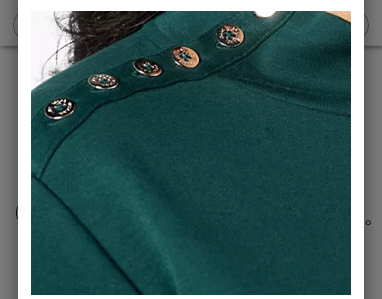 Isaac Mizrahi Live! Estate Mock Neck 3/4 Sleeve Cotton Top