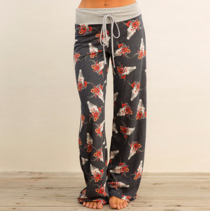 Women’s Wide Leg Yoga Pants – Casual Lounge Pajama Pants