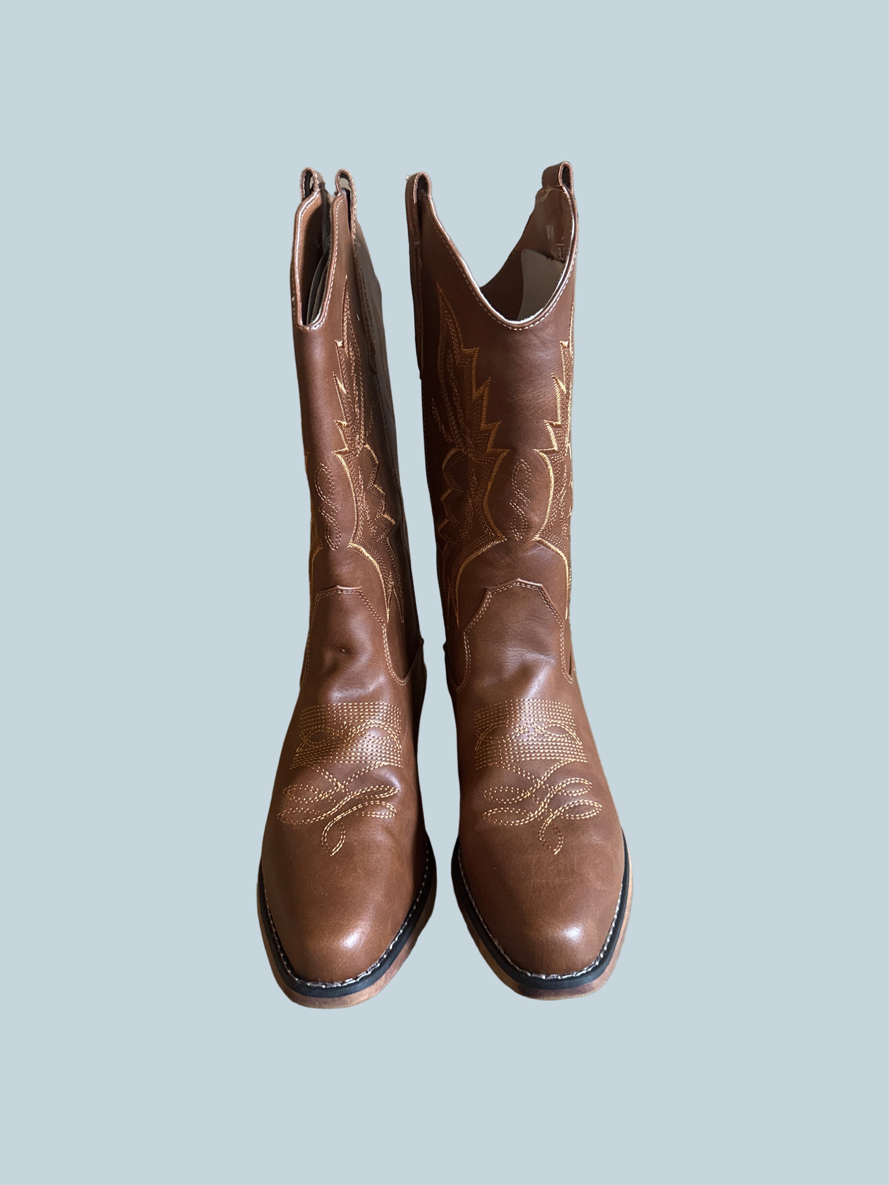 IUV Women Cowboy Knee High Boots. Like New. Size 9.5