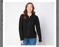 LOGO Life by Lori Goldstein Zip-Up Sweater