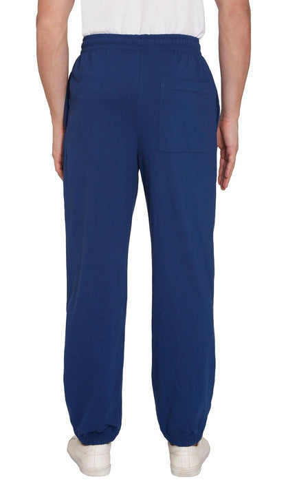 Mens Pull On Elastic Waist Knit Pants - Relaxed Dressing for Comfort