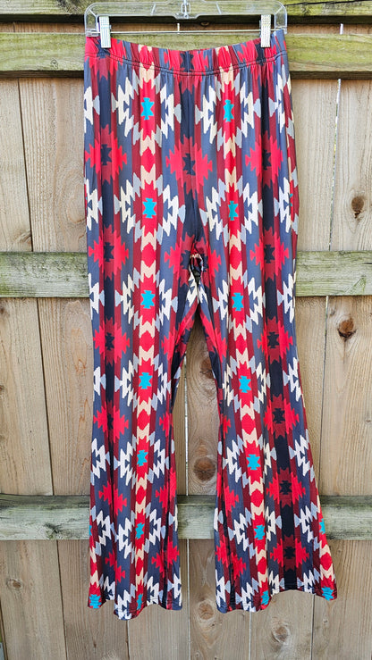 Baha Ranch Sedona Aztec Flare Pants