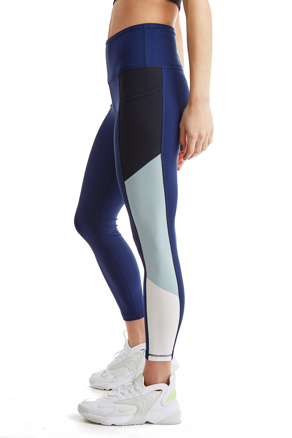 Women's Side Color Block Leggings 24" inseam by CoverGirl