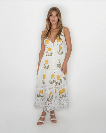 Irina Dress in Marigold