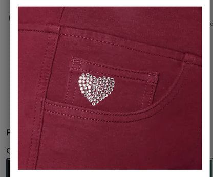 Quacker Factory Short DreamJeannes Flat Waistband Bootcut Jeans. Black/Large