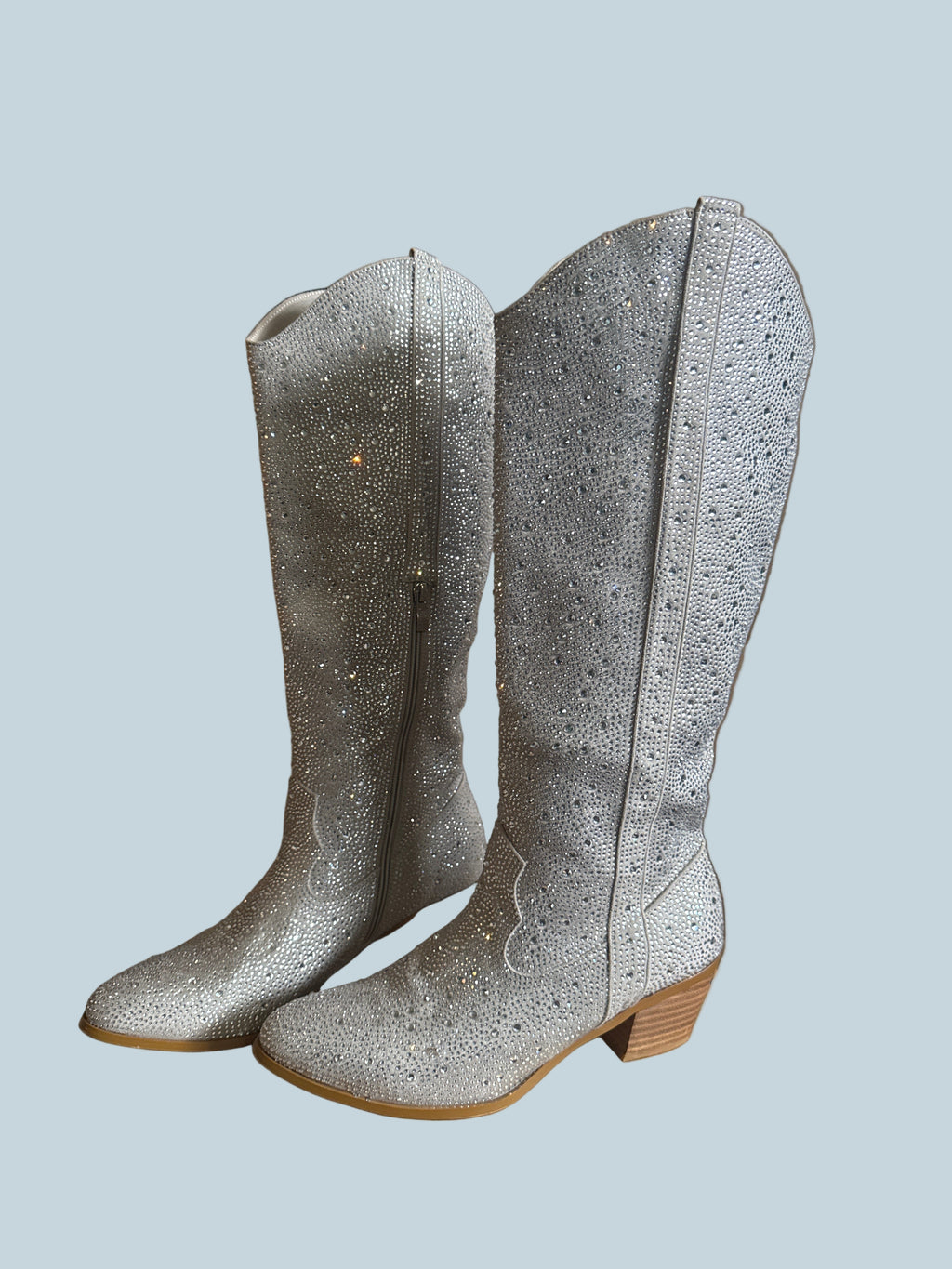 Women Knee High Cowboy boots. Like New. Size 11