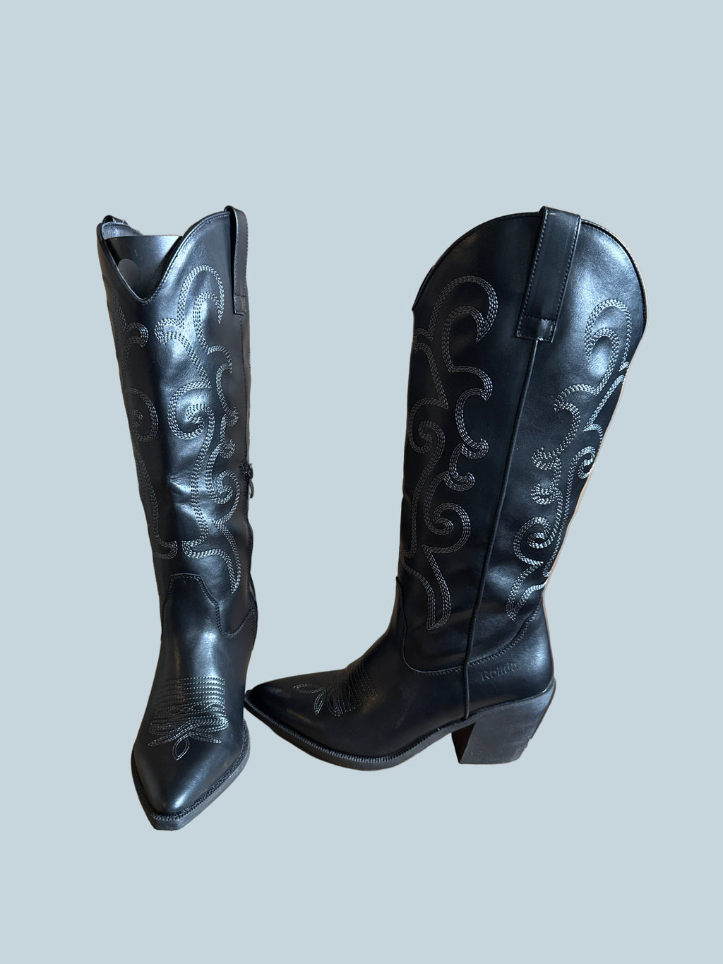 Rollda Women Knee High Cowboy Boot. Like New. Size 7