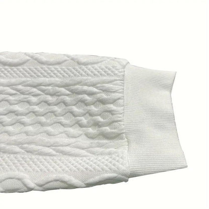 Women’s Jacquard Baseball-Collar Jacket