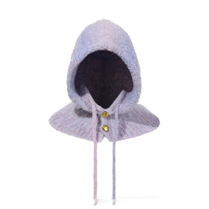 Women’s Tie-Dye Balaclava Hat – Warm Ear-Protecting Hat & Scarf in One