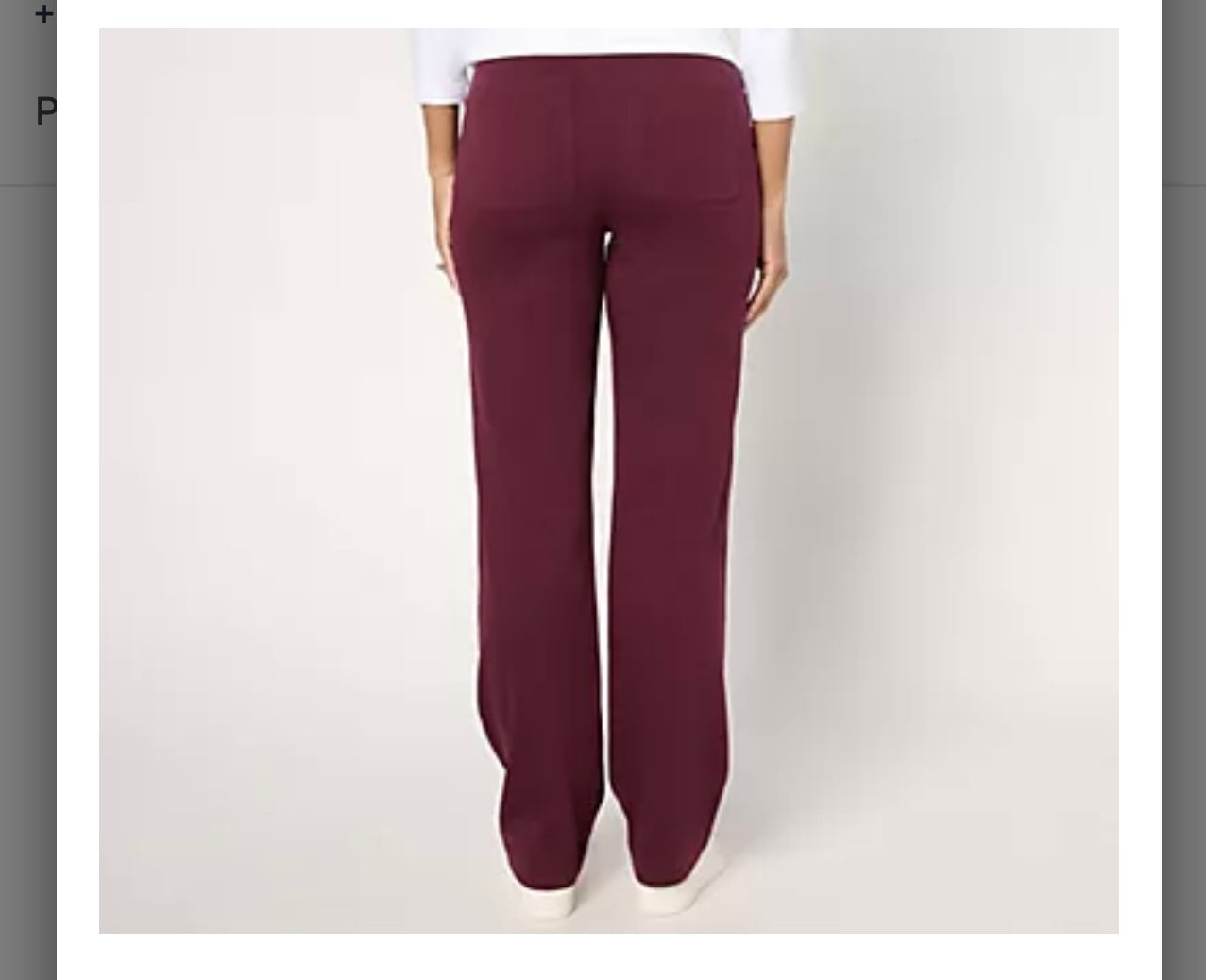 "As Is" Isaac Mizrahi Live! Tall Essentials Pima Flex Straight Pants. Black/X-Large