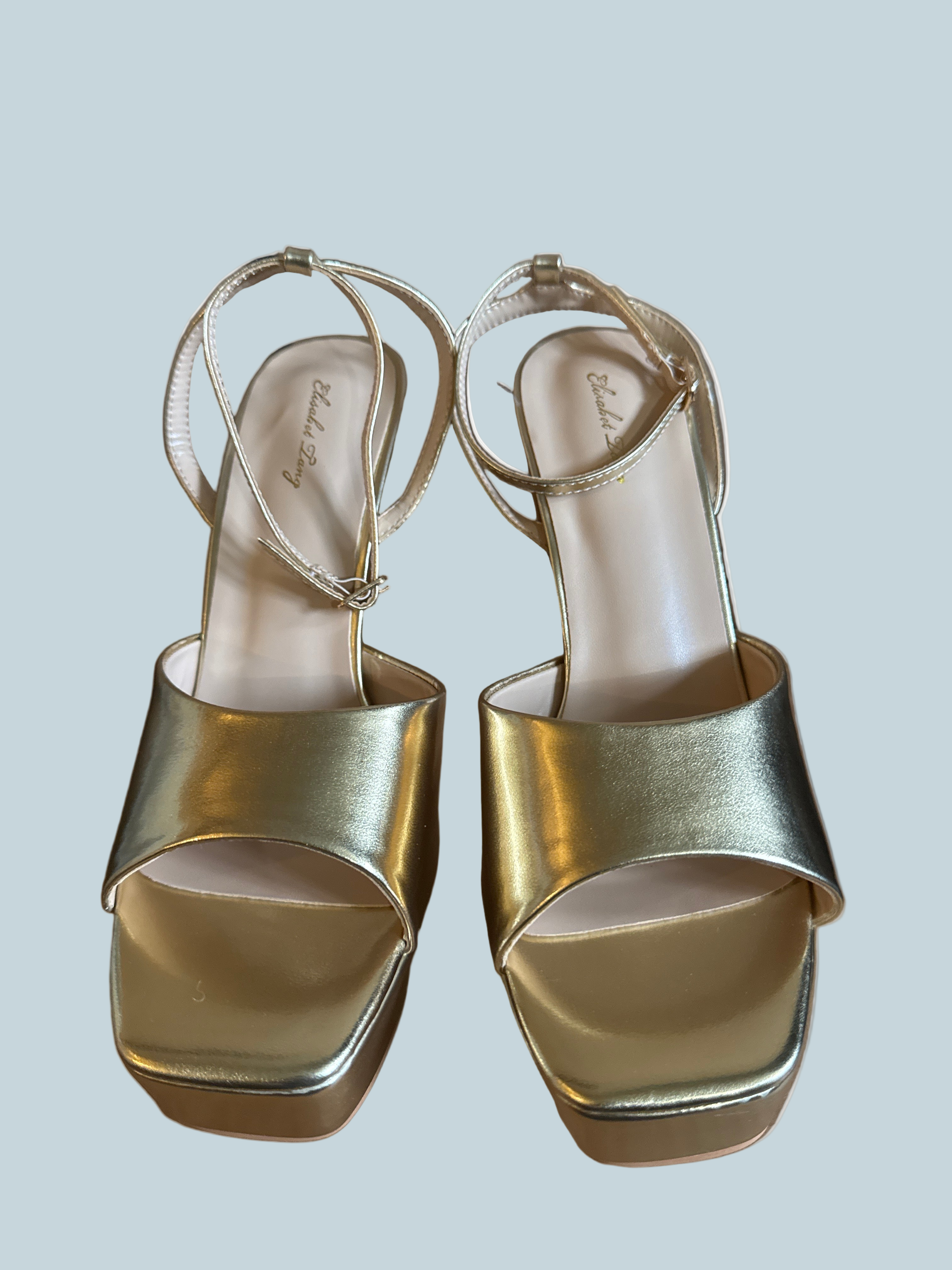 Elisabet Tang Women High Heeled Shoe Sandals. Like New. Size 10