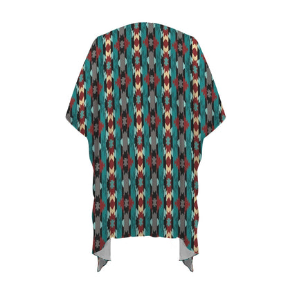 Baha Ranch Southwestern Aztec Duster Kimono Coverup