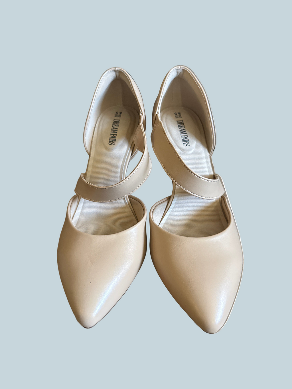 Dream Pairs Women Kitten Heeled Shoe Sandals. Like New. Size 8.5