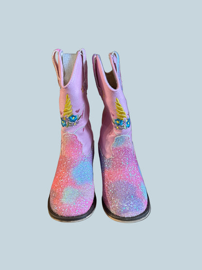 Kids Girls Fashion Cowboy Boot. Like New. Toddler size 8