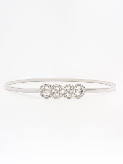 Knot Buckle Metal Belt