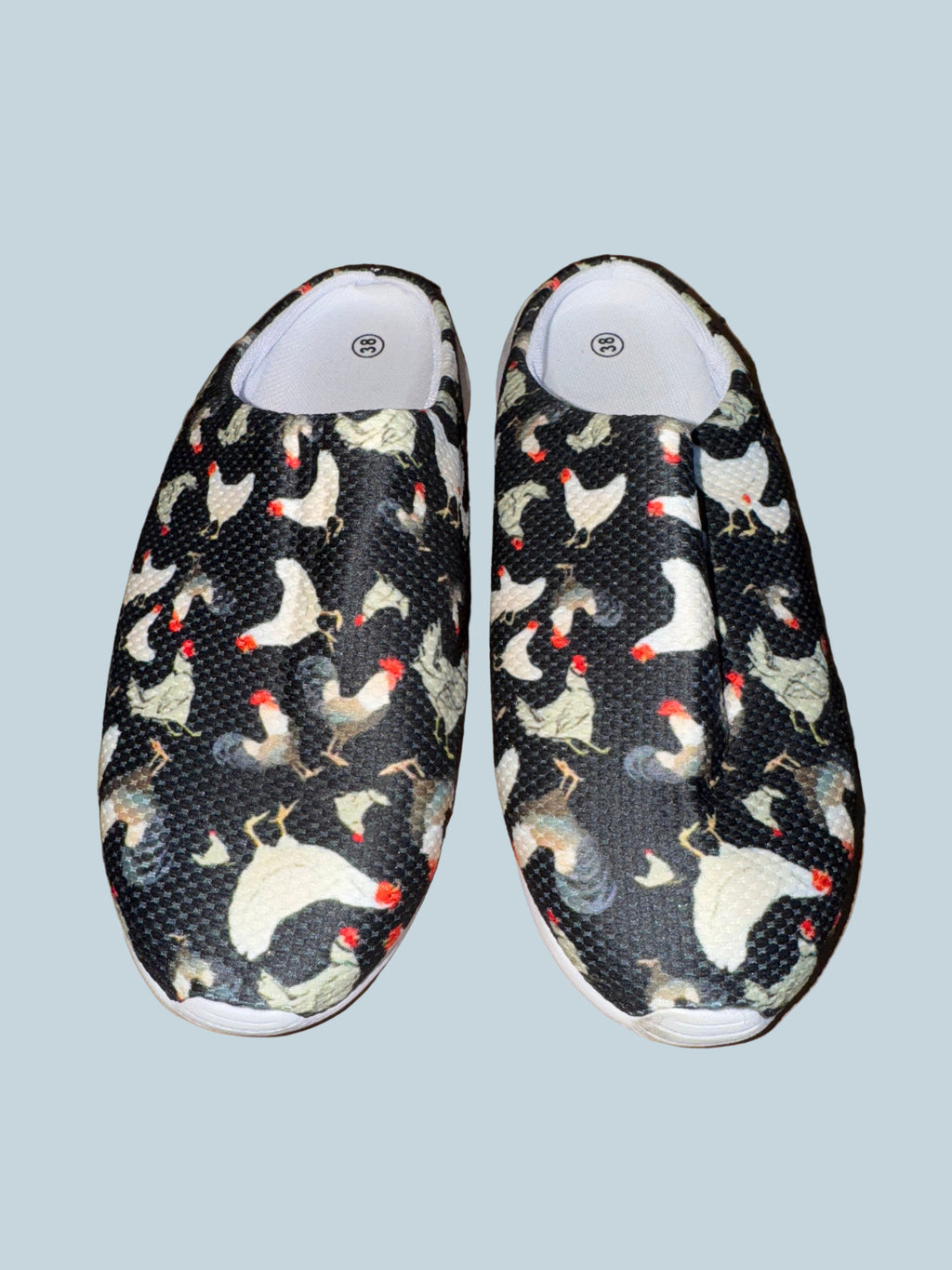 Men Women Slipon Shoe Slippers. Like New. Size 38