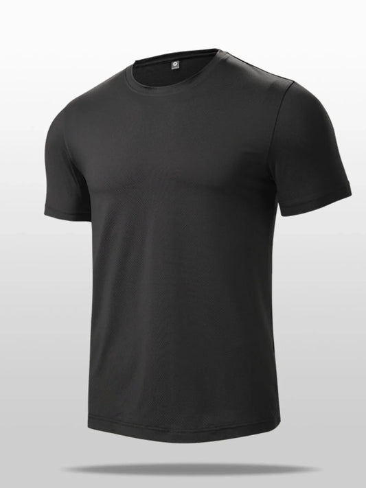 Men's Round Neck Short Sleeve Active T-Shirt