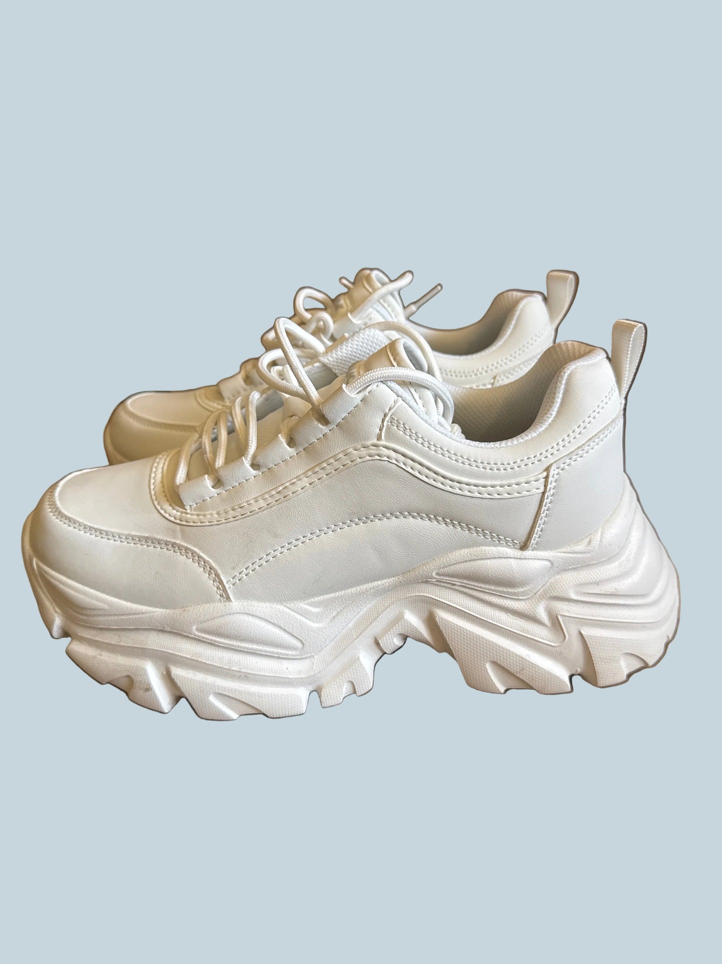 Kip Wok Women Chunky Platform Sneakers. Like New. Size 8.5