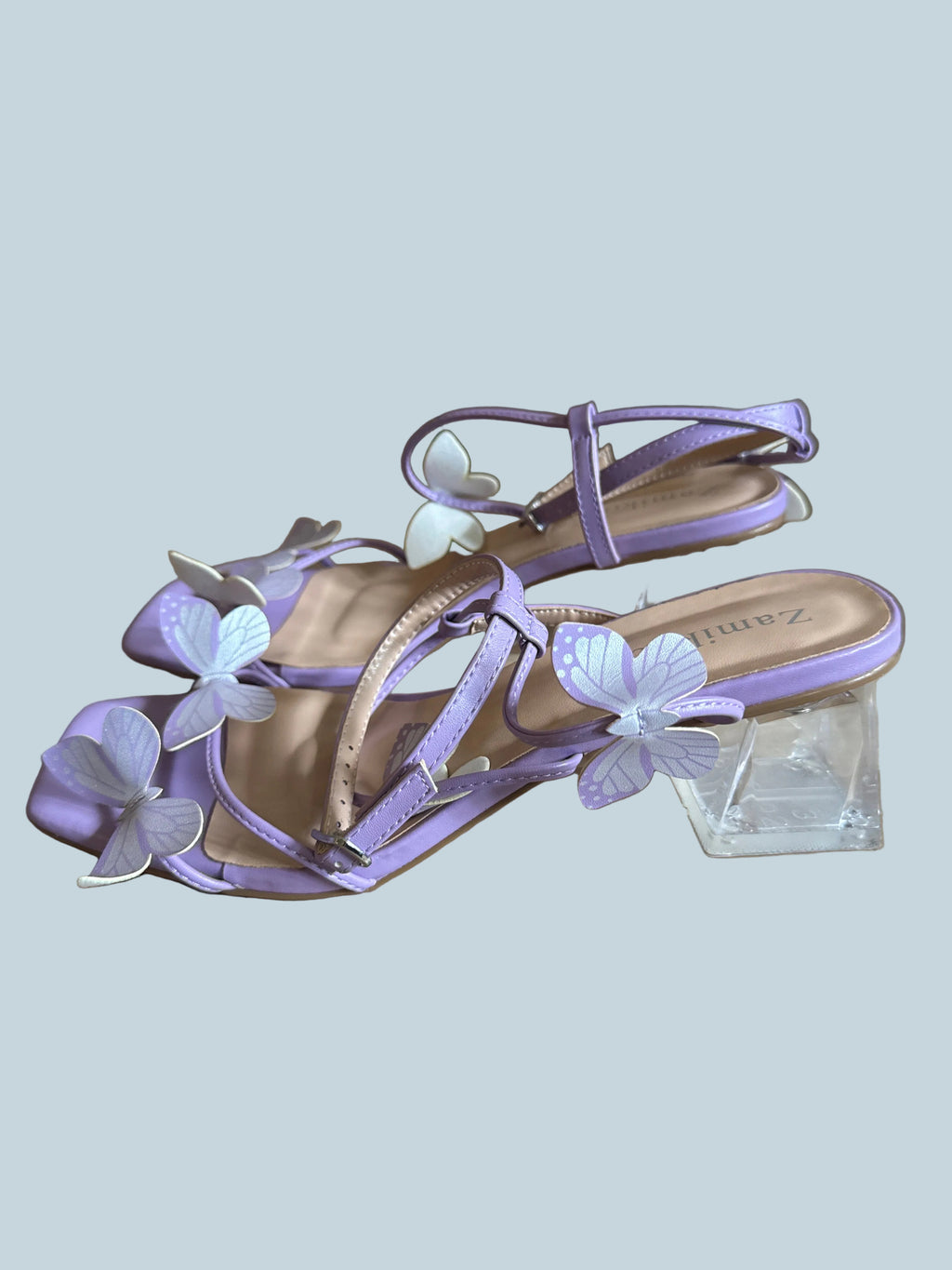 Zamikoo Women Block Heeled Sandals. Secondhand. Size 8