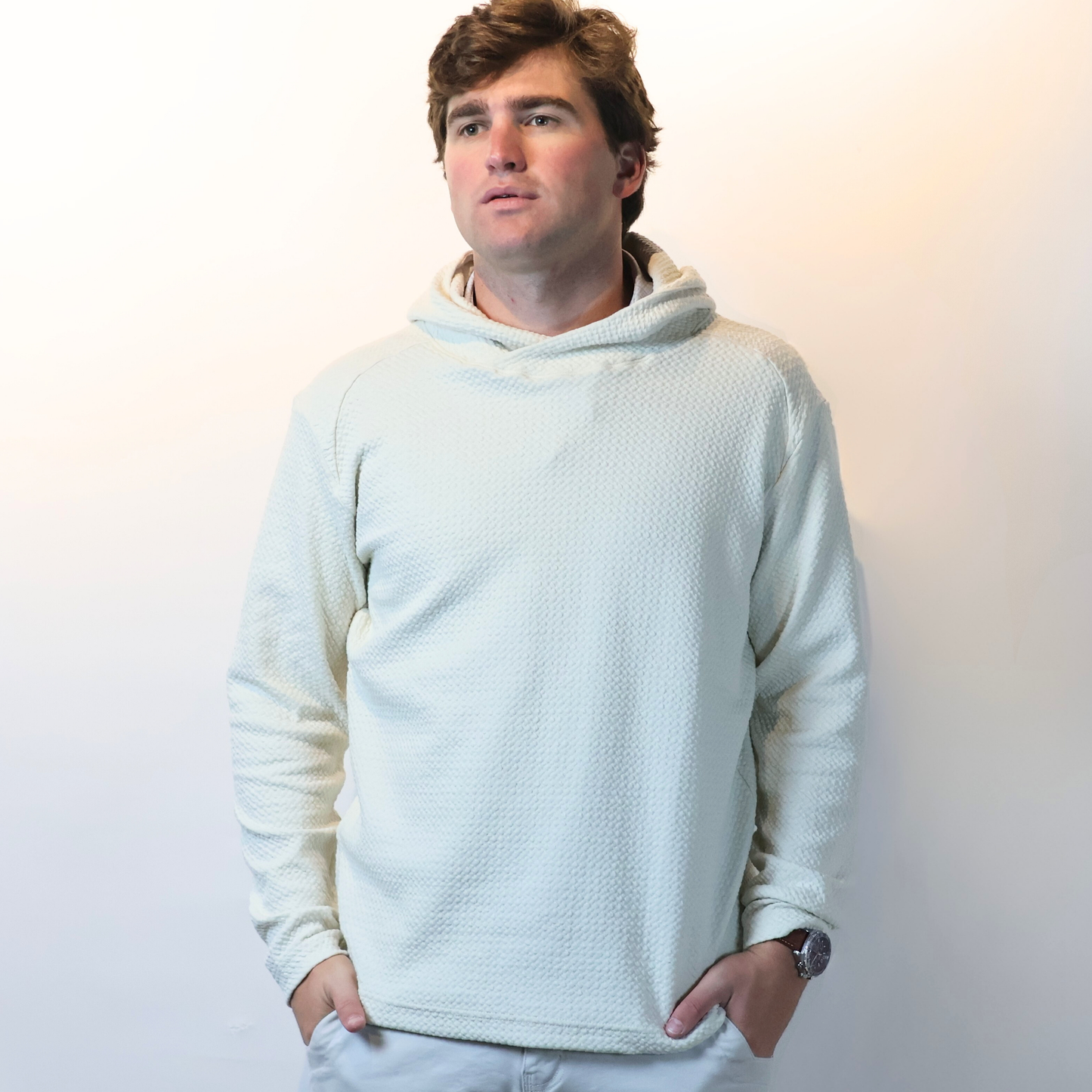 Textured Hoodie