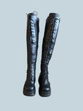 Women Above knee-high boot. Secondhand. Size 43
