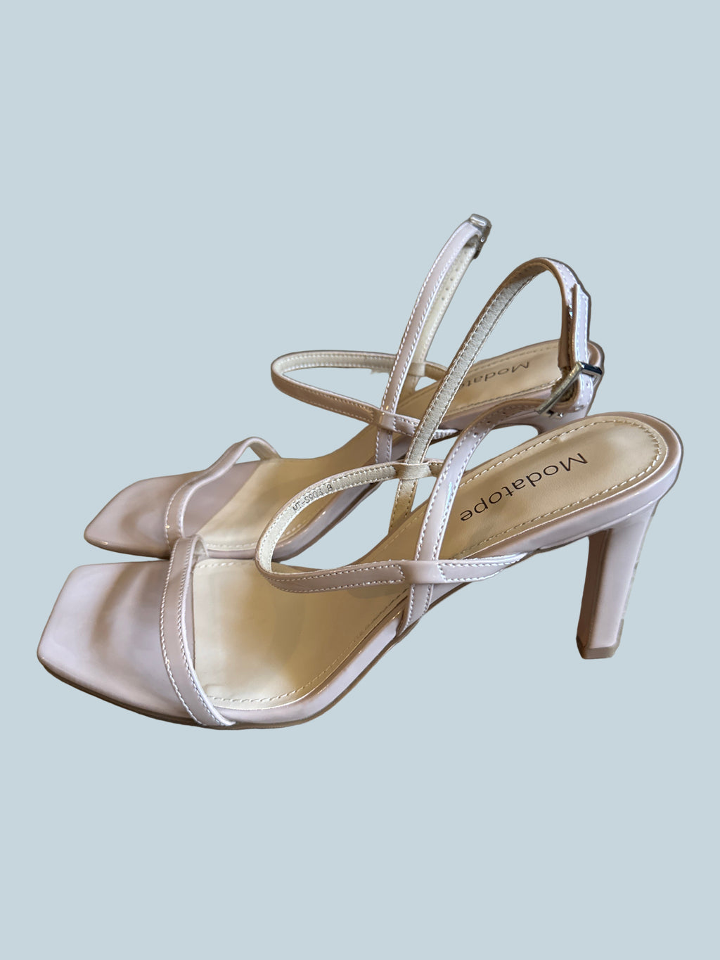 Modatope Women Heeled Sandals. Like New. Size 8