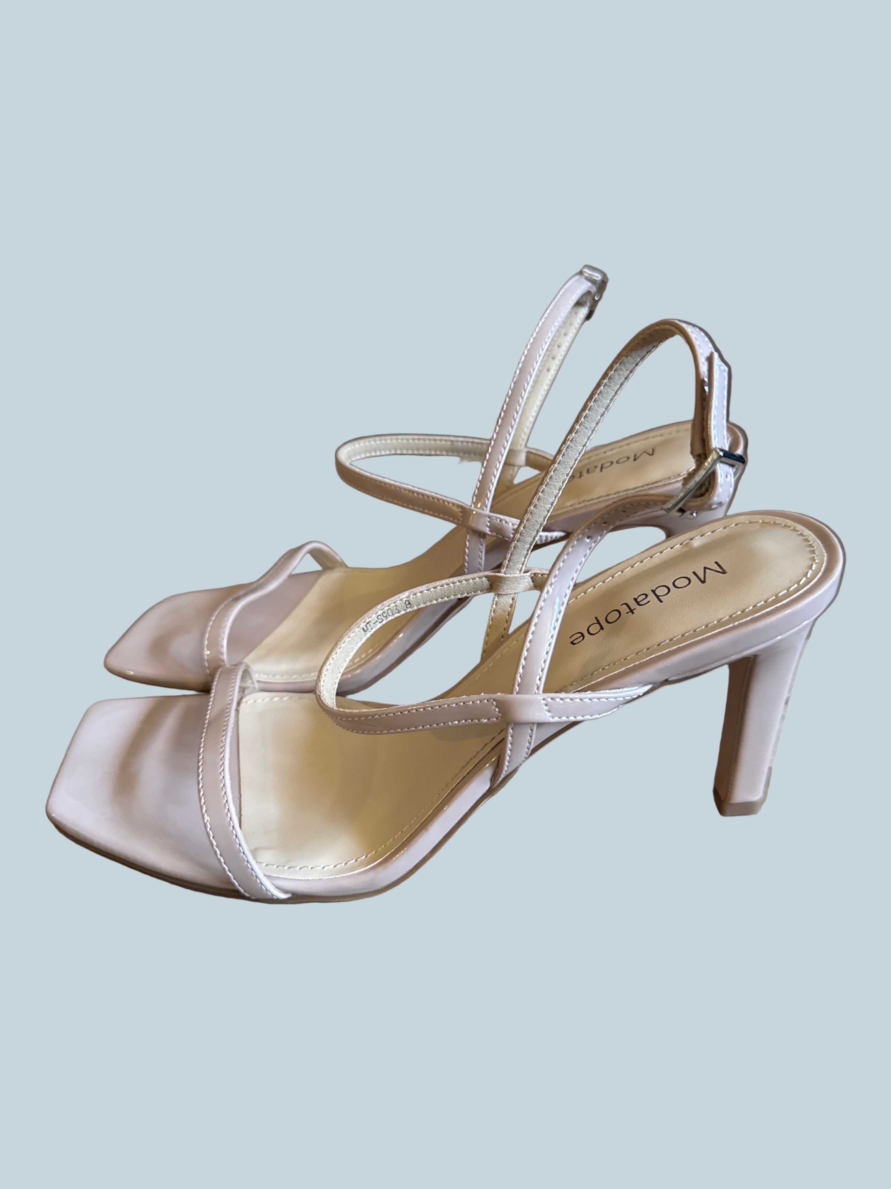 Modatope Women Heeled Sandals. Like New. Size 8