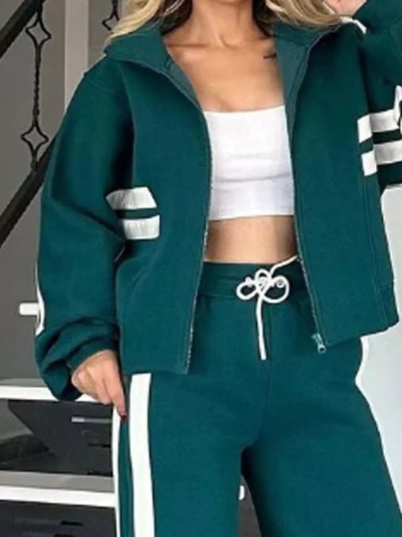 ZipStripe Plus: Full-Size Jacket & Pants Set