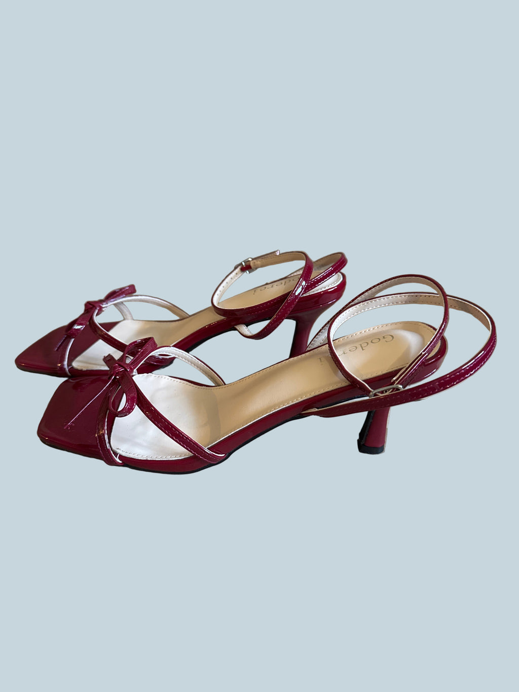 Goderci Women Kitten Heeled Sandals. Like New. Size 10