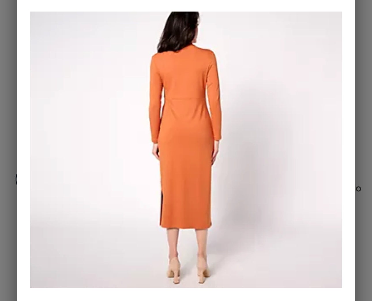 Women with Control Regular Finespun Jersey Tummy Control Midi Dress. Deep Ocean Blue/ X-Large