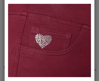 Quacker Factory Short DreamJeannes Flat Waistband Bootcut Jeans