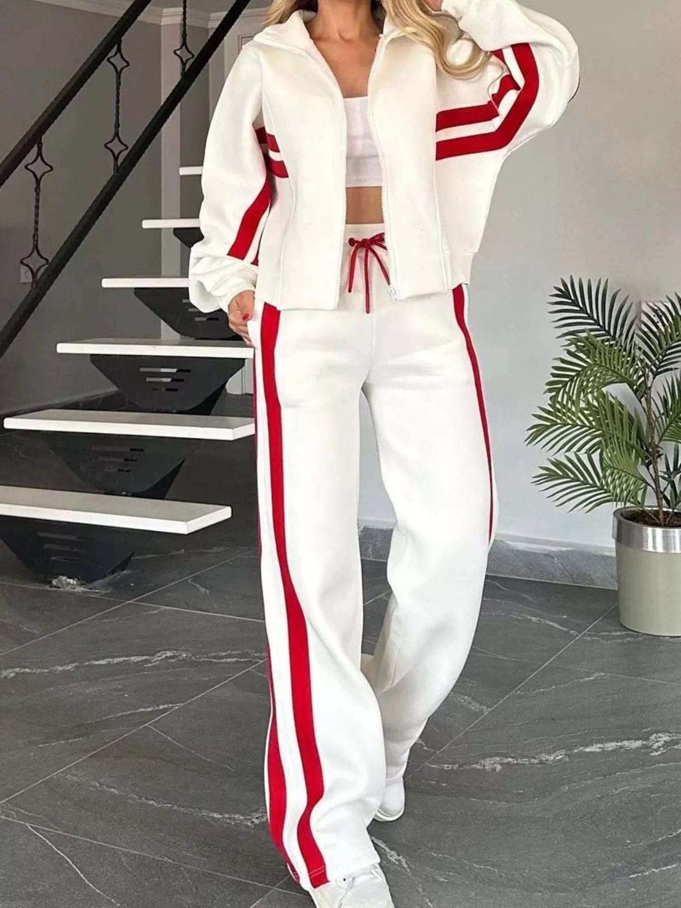 ZipStripe Plus: Full-Size Jacket & Pants Set