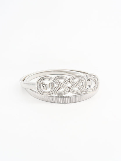 Knot Buckle Metal Belt